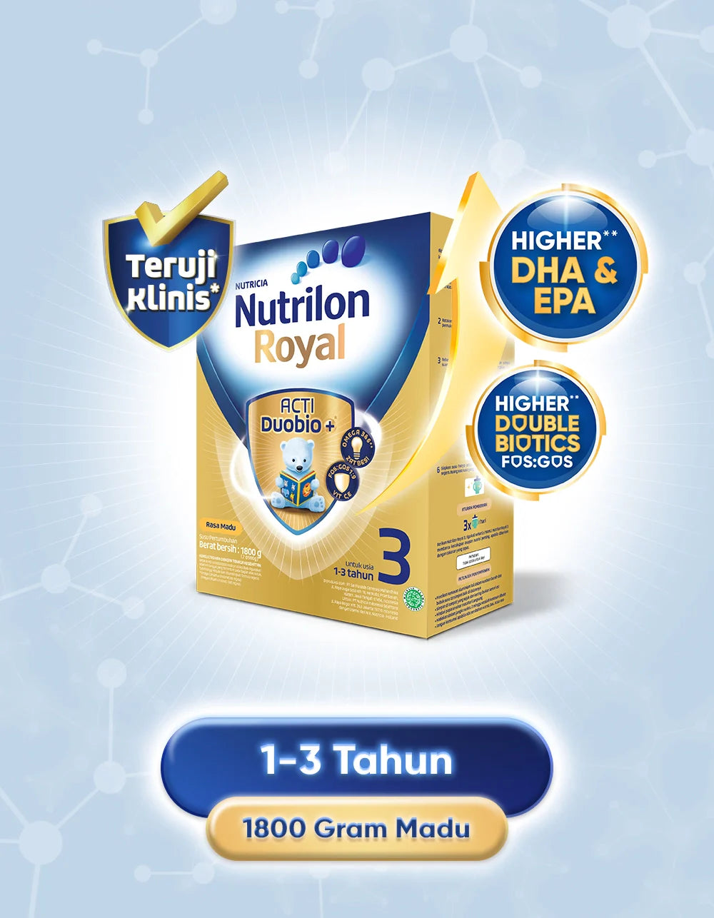 Nutrilon Royal 3 Madu 1800g