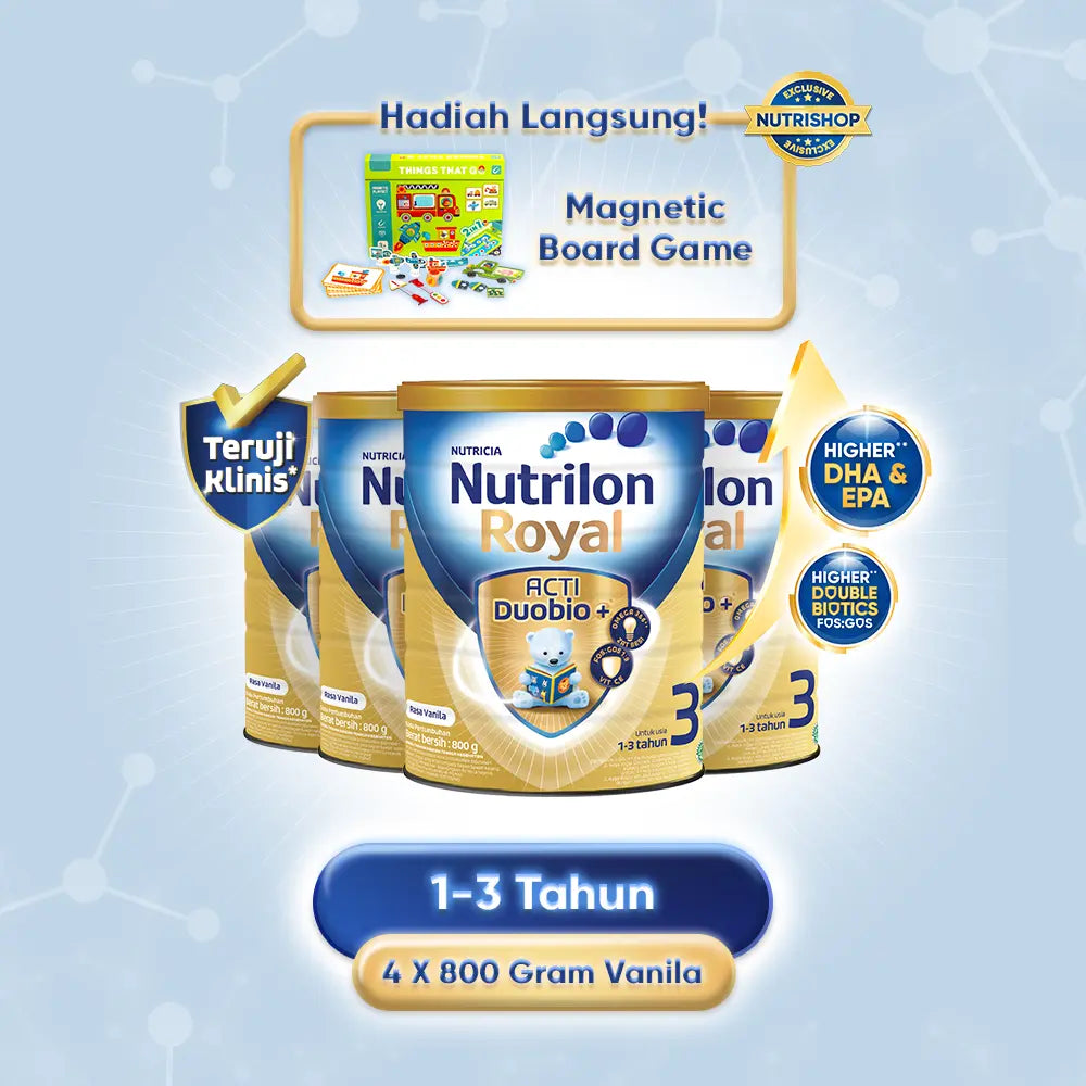 Nutrilon Royal 3 Vanilla 800gr x 4Pcs