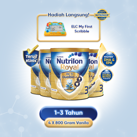 Nutrilon Royal 3 Vanilla 800gr x 4Pcs